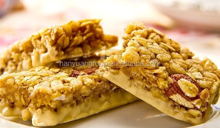 Automatic chocolate cereal nuts bar production line/fruits nuts bar making machine