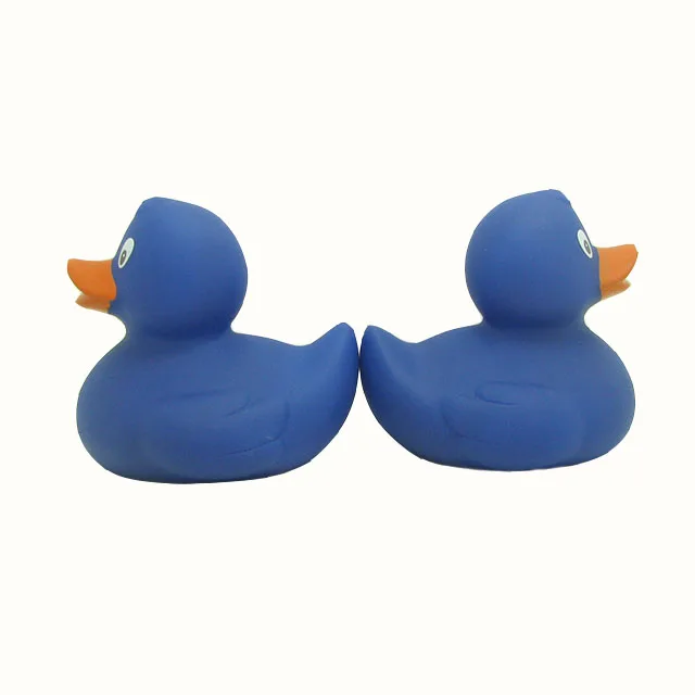 custom rubber bath blue duck toys soft rubber bath toy lovely Vinyl floating bath toy for kids