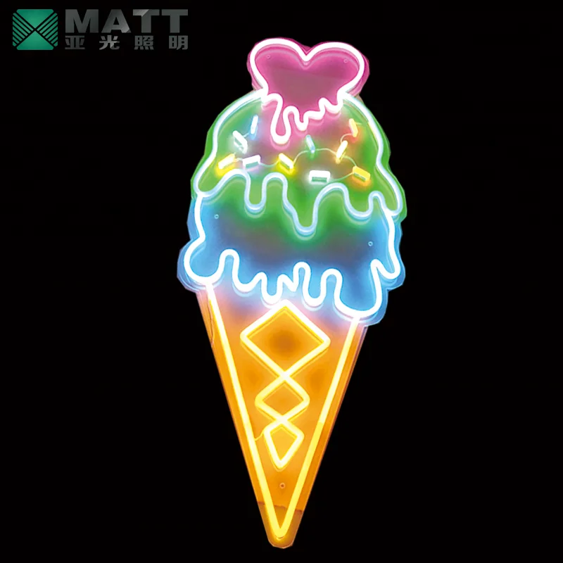 Handmade Ice Cream Neon Signs