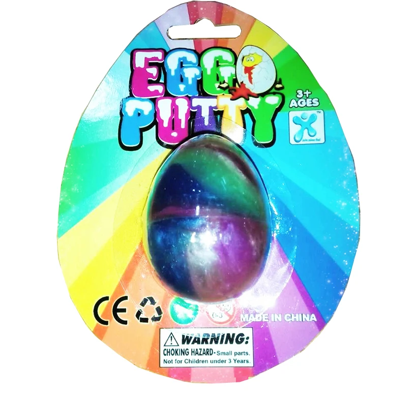 hot sale factory price colorful egg slime putty  toys XXB-003
