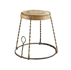 2022 new giant champagne cork wire stool bar stool