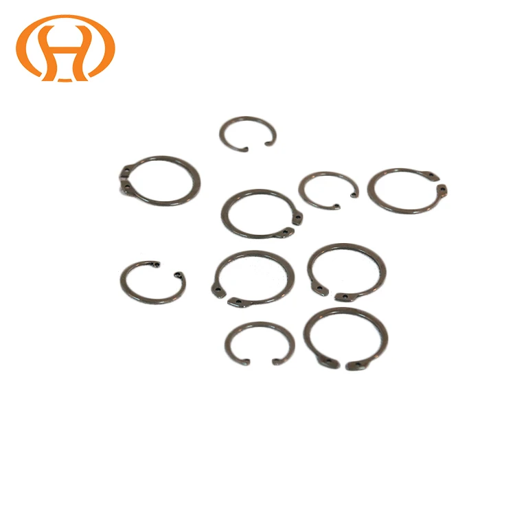 
Stainless steel round wire snap rings for shaft 