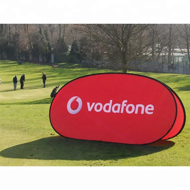 Outdoor Golf Display Horizontal Pop Up A Frame Banner