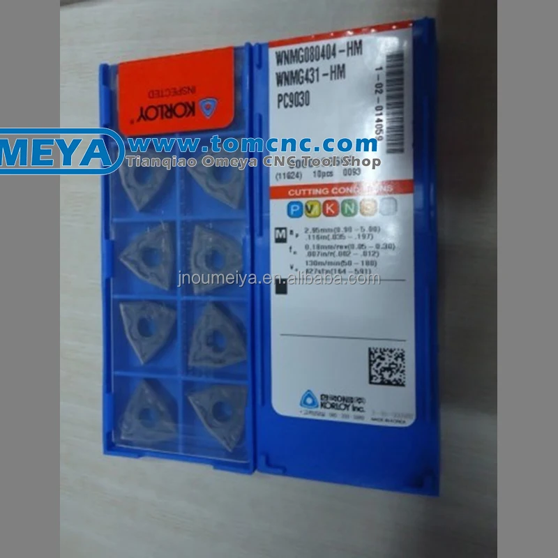 Steel, stainless steel, cast iron WNMG080404-GS PC9030 cnc carbide cutting tool