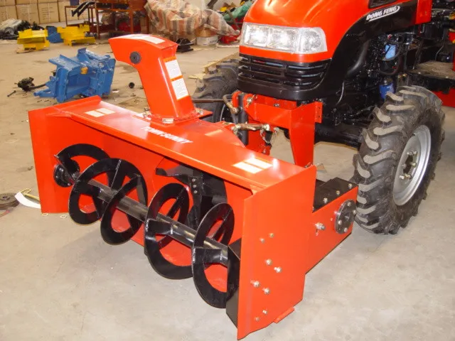 Cheap Price Mini tractor snow thrower / Tractor Front Mounted Snow Blower / small 4 wheel drive tractor with snow blower