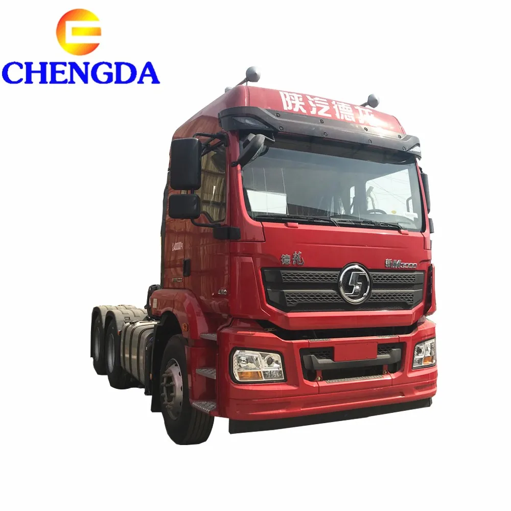 6x4 tow truck 10 wheeler EURO3 460hp Chinese trucks shackman tractor for sale