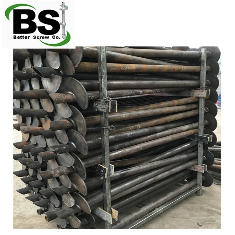 metal earth screw piles for Deck building support