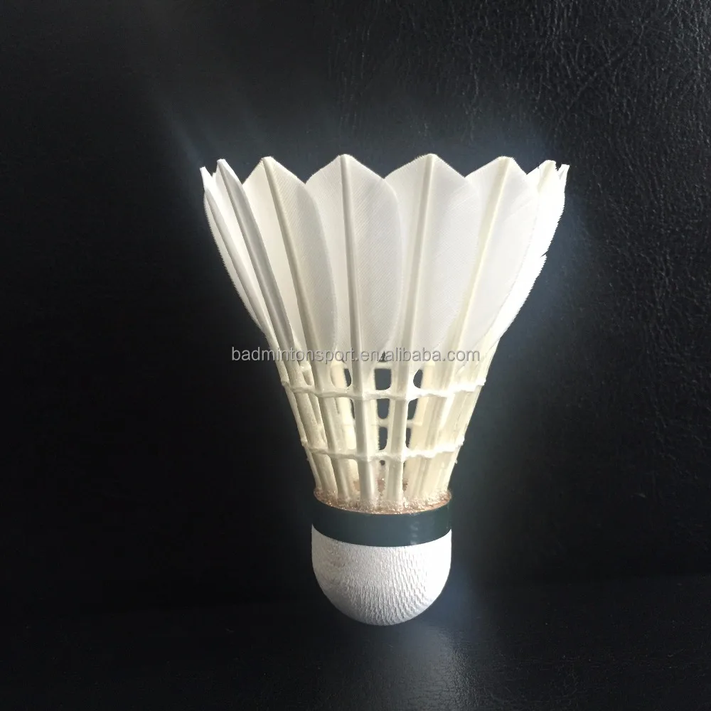 China top quality goose feather badminton shuttlecock OEM production as yy quality (Anhui Lingmei AH-31)