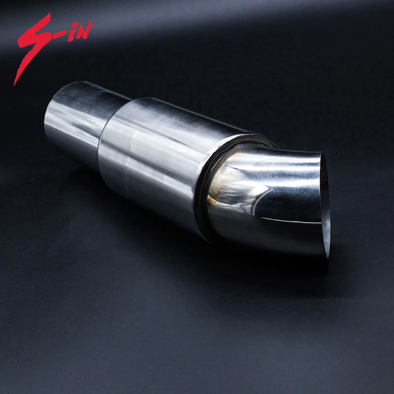 stainless steel universal SS304 muffler silencer for auto exhaust modification