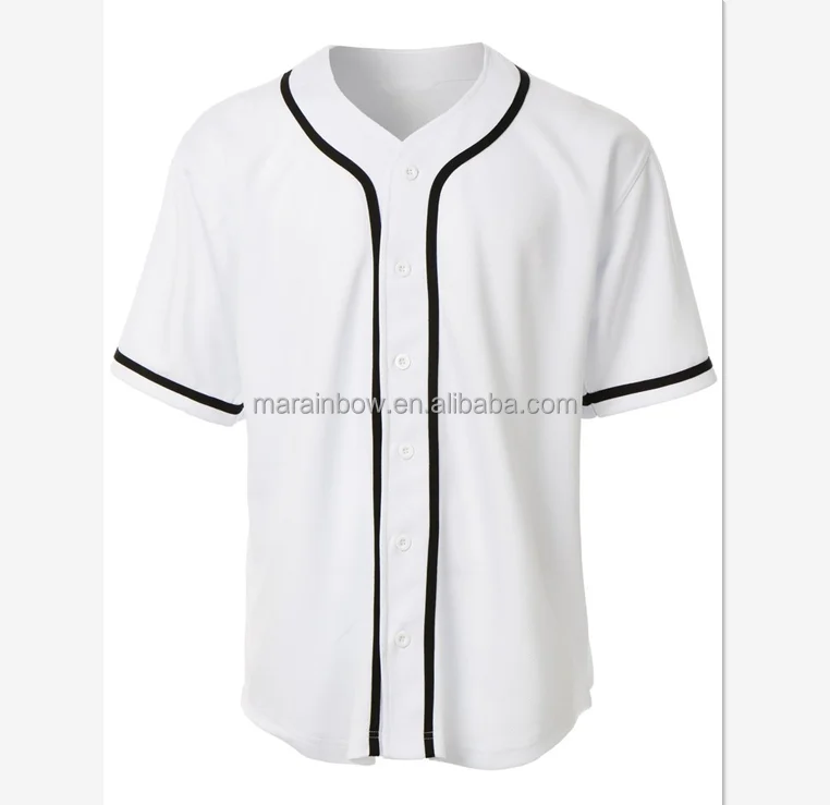 Cheap OEM Blank Fashion Baseball Jersey Wholesale Plain breathable Baseball Jerseys hot sell