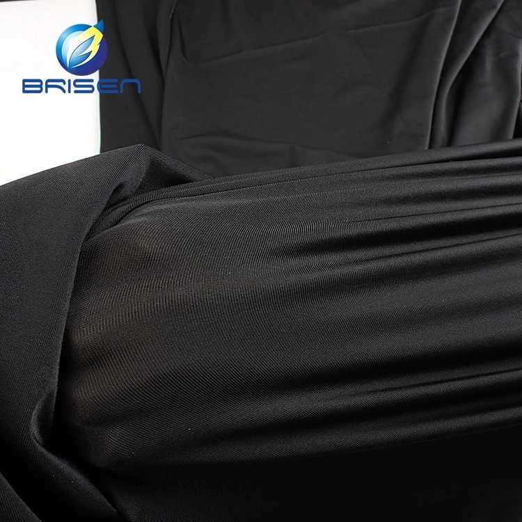 Китай производитель стрейч черный Дубай полиэстер спандекс ткани для продажи