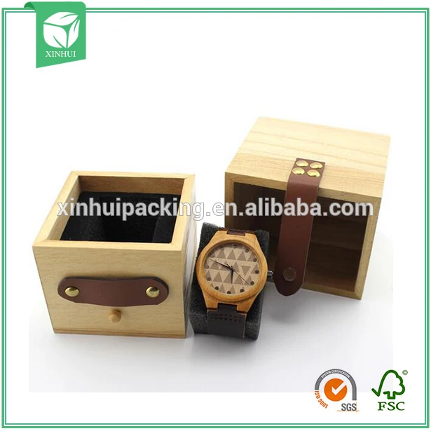 
Custom Wooden watch Box Packaging 
