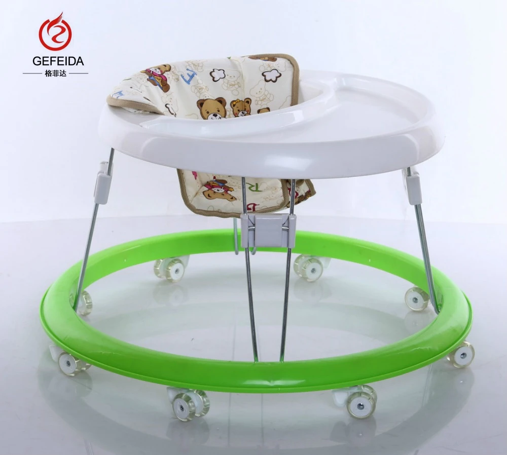 GFD Stainless Steel Frame Material Round Baby Walker New Model 2017