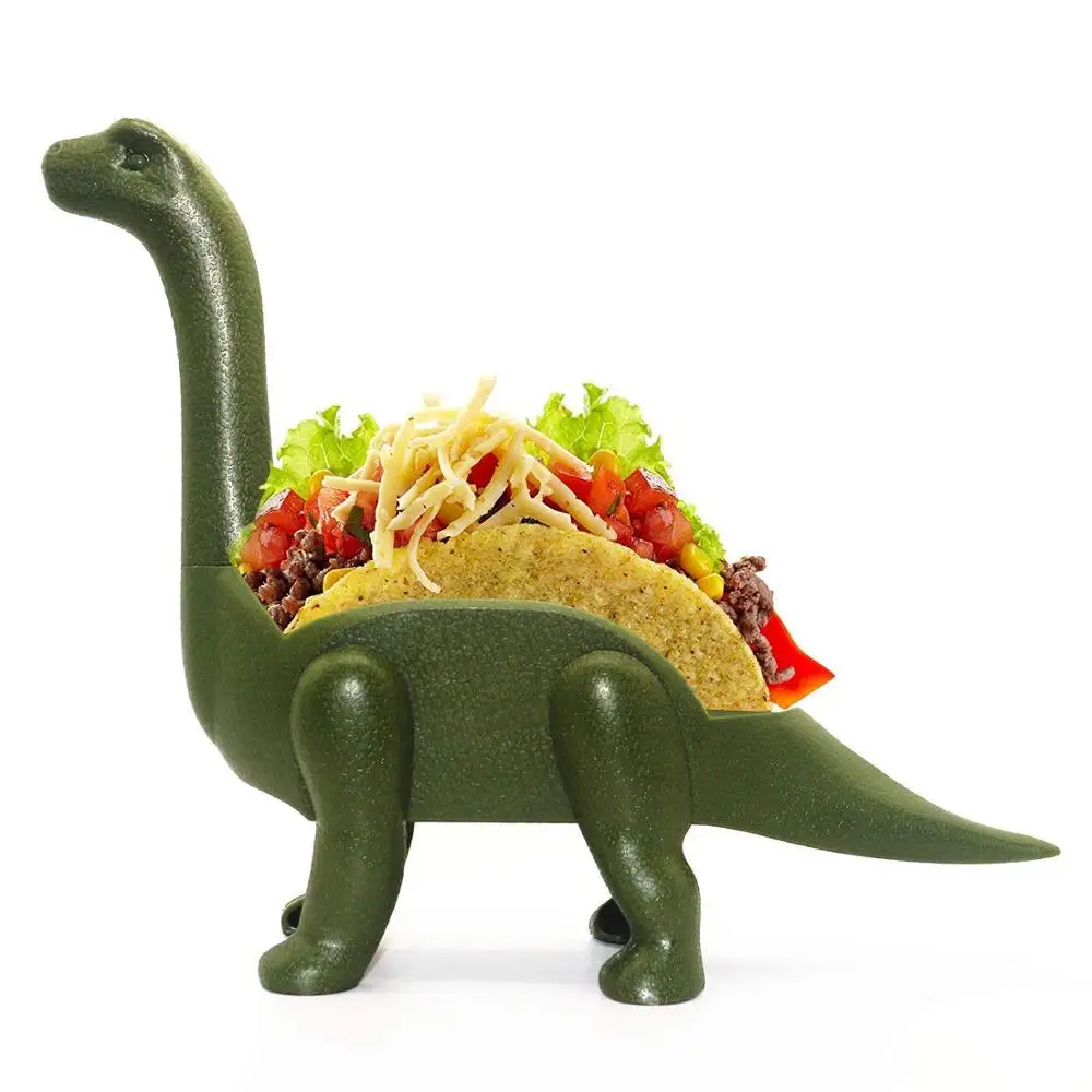 CHRT Customized Taco Shell Holder Stand Set Of 2 Prehistoric Customize Taco Holder Plate For Kitchen Accessory