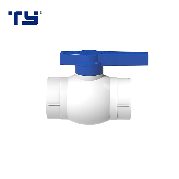 Good Quality PVC UPVC Rubber Joint Plastic Fitting Water Supply TIS Standard Valve (Socket)
