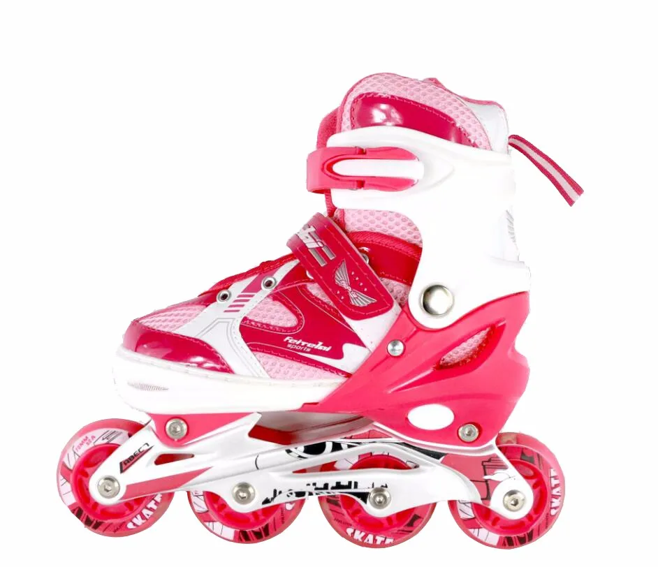 Attachable LED flashing inline speed roller skate shoes for sale with high quality