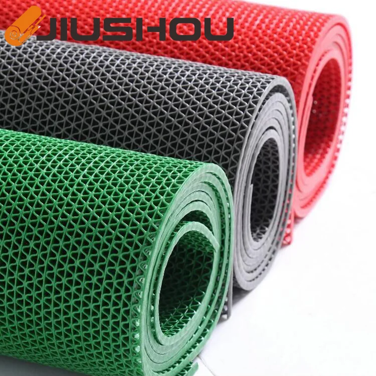 ПВХ S-образный пластиковый водонепроницаемый ковер рулона по низкой цене