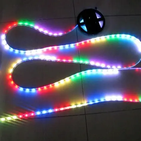 SMD5050 60 LED 20 pixels or 10pixels  per meter addressable rgb led light strip 24v