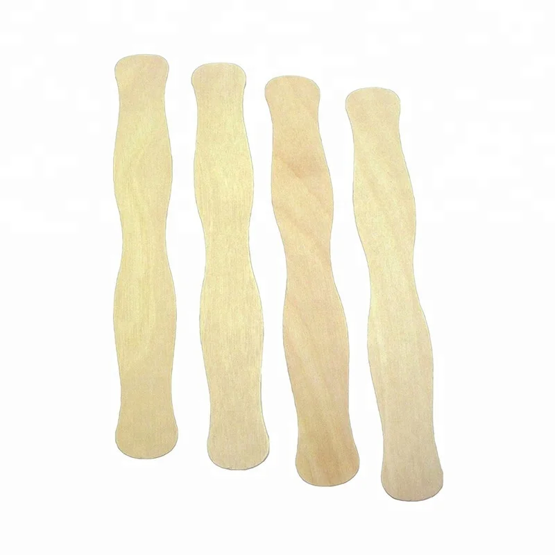 Box Packaging 8 Inch Wooden Fan Handle