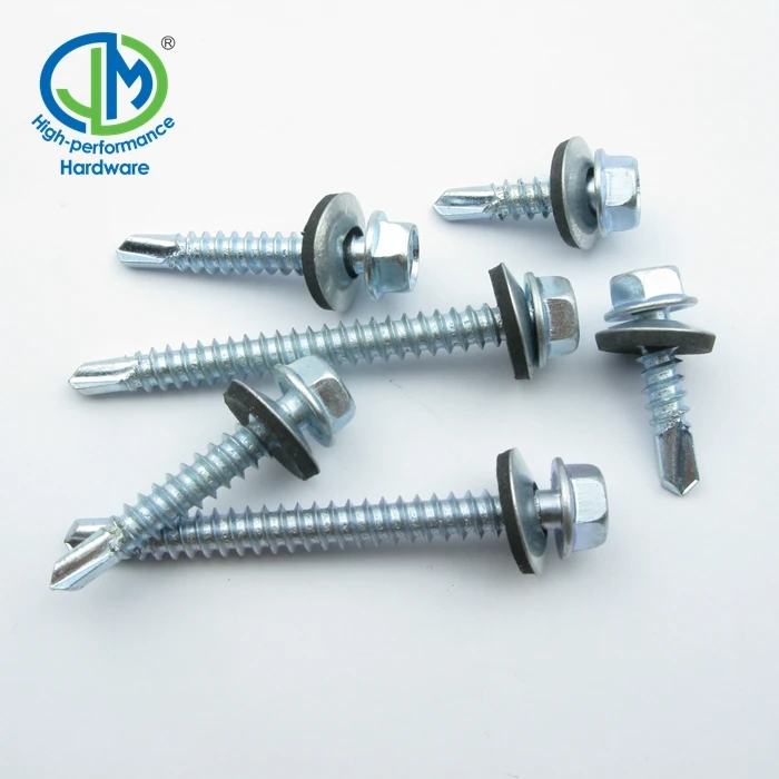 Roofing Screws Hex Sems Screws Oem With Epdm Washer