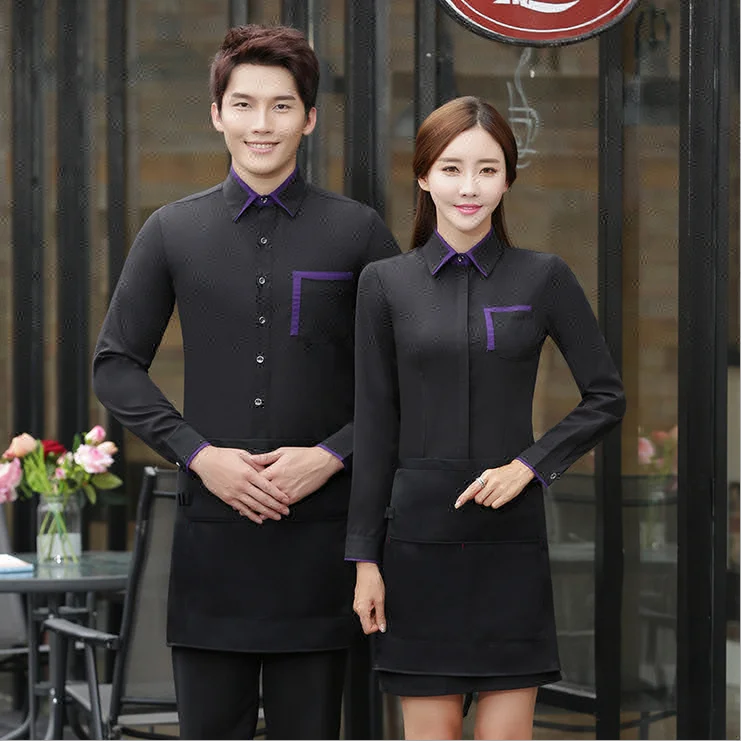 Fast Food Restaurant Waiter Uniform, Waitress Uniform Shirt