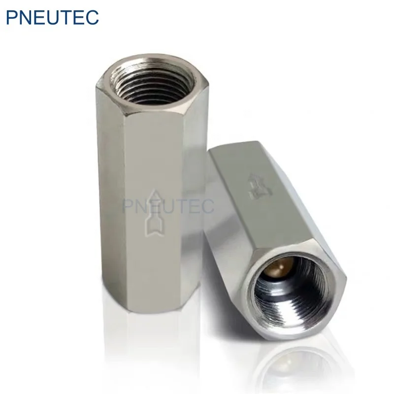 KAM/CV Series KAM-06 KAM-15 unidirectional One Way Non return Spring Loaded speed control pneumatic speed control shuttle valve