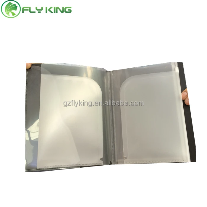 PP file folder with pocket with zipper bag inside