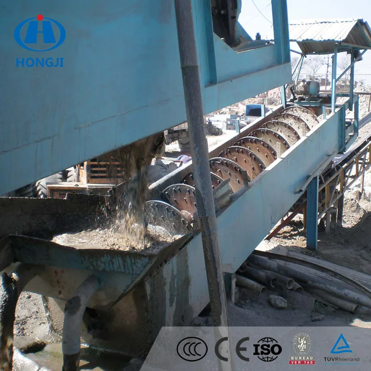 Low Consumption Quartz River Sand Screw Washing Machine For Sale