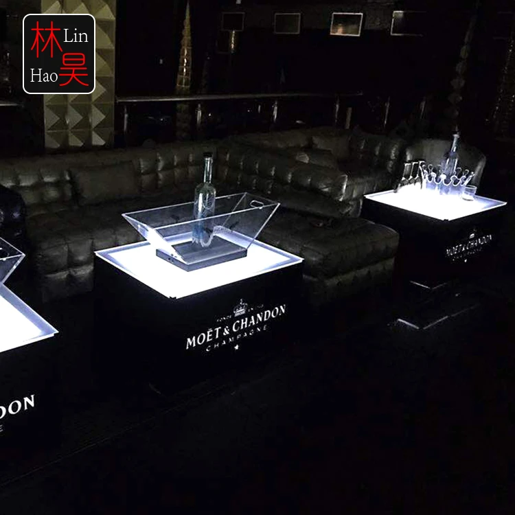 iorn led low glass lounge coffee table