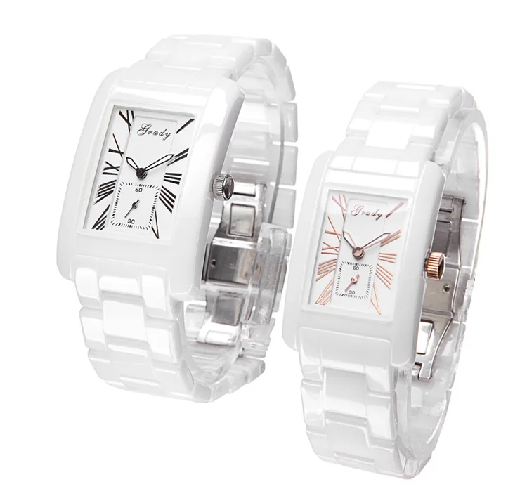 Ceramic Watch Women Waterproof Luminous  Chronograph Classic Japan Quartz  ladies wrist watch