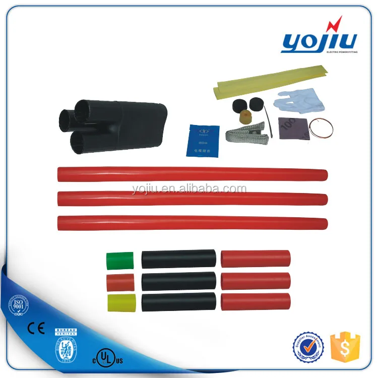 Электрический кабель аксессуары 11KV 3-Cores тепла Shinkable крытый Terminational комплекты