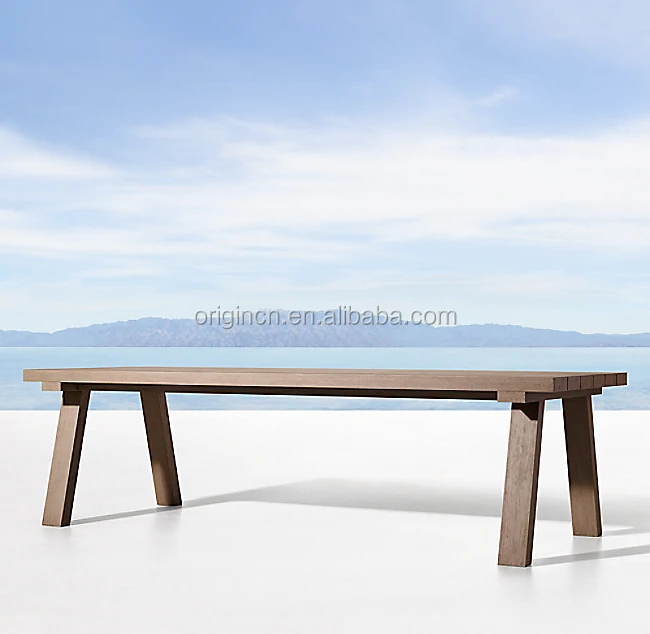 Economical Leisure Outdoor Hotel Patio Garden Furniture Dining Wooden Teak Chairs Tables