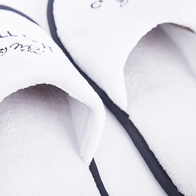 Cheap Hotel Disposable White Slippers Washable Recycling Hotel Spa Slippers for Guests
