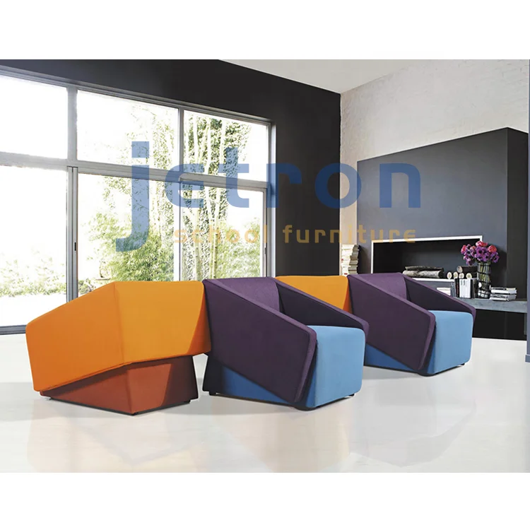 Inexpensive Comfort Home Living Room Upholstered Fabric Leisure Relax Floor Sofa Armchair