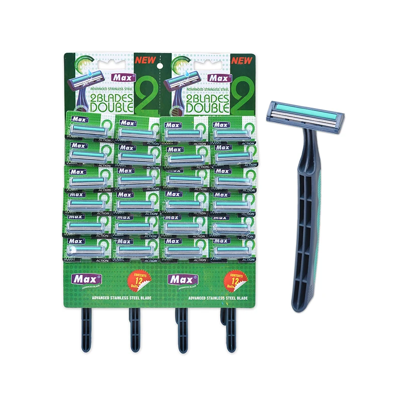 Max brand double blade disposable shaving razor