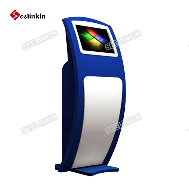 Metal Standalone computer Cheap Business Card Dispenser Kiosk Design