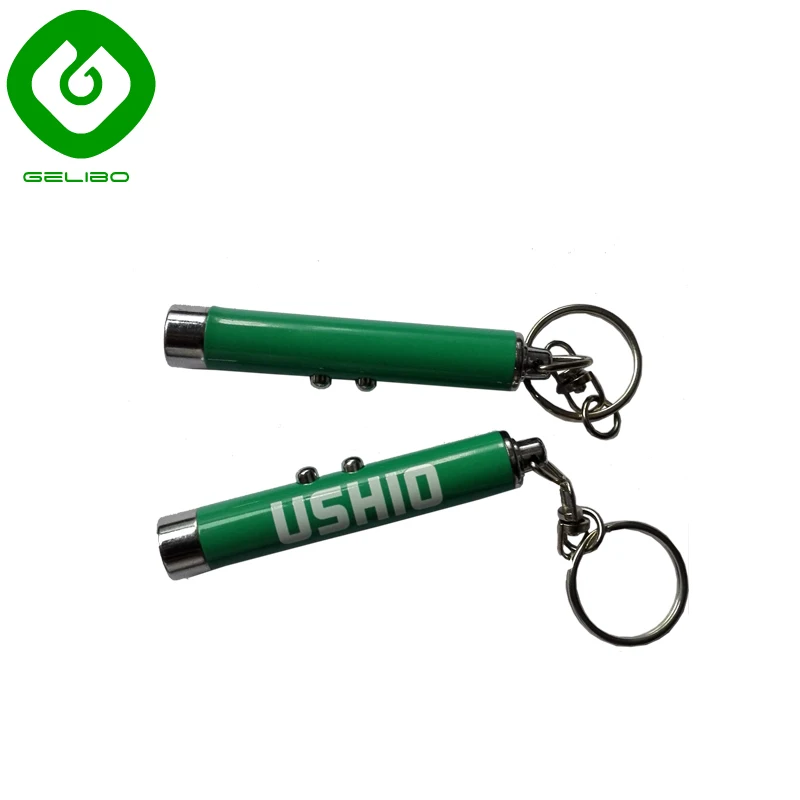 Hot sale 2 in 1 LED Flashlight keychain with Laser Pointer