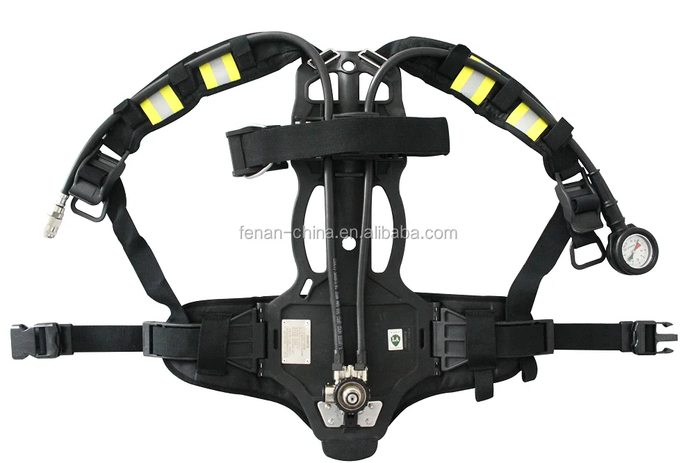 RHZK 6.8/A Portable Composite 300Bar Aluminum Carbon Fiber Cylinder Fire Fighting SCBA With HUD