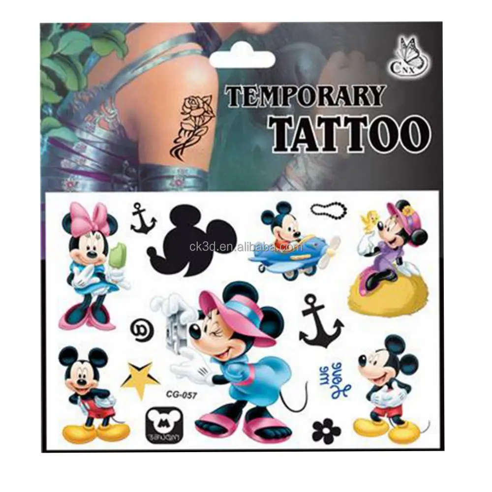 Water Transfer Easy Remove Finger Promotional Gift For Kids Non-toxic Tattoo Sticker safe tattoo ink
