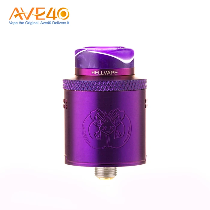 2018 Новое поступление электронная сигарета Hellvap Drop Dead RDA обслуживаемый капельный атомайзер с двойной катушкой от