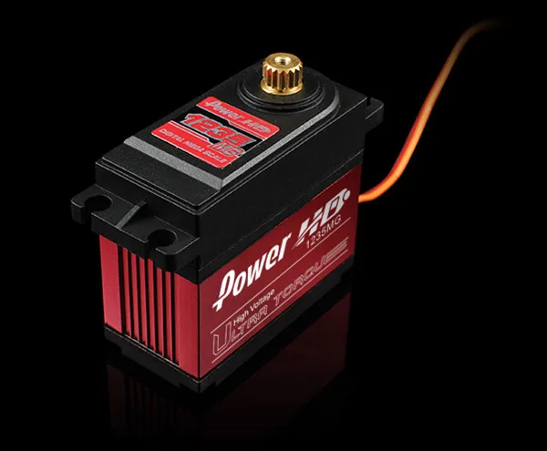 Power HD High Voltage Servo 1235MG 1:5 BAJA Car Use 0.18 sec 40kg Ultra Torque Digital Servo compatible with  4PX