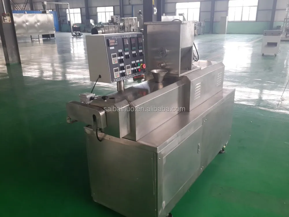 
snacks food extruder laboratory twin screw food extruder 