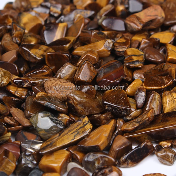 Healing gemstone crystal tiger eye healing raw Quartz Tumbled Gravel