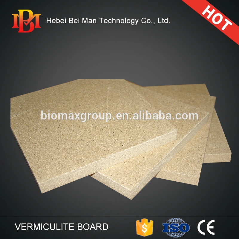 
Vermiculite fire board for wood burning stove and fireplace 