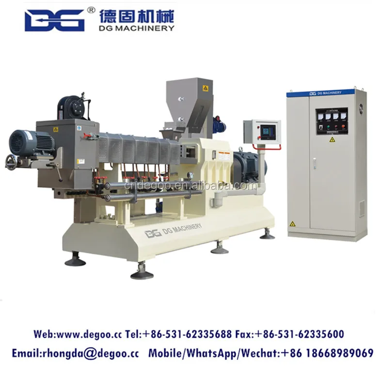 
Automatic fry 2d snacks pellet making machine frying puff 2d/3d corn snack pellet extruder 