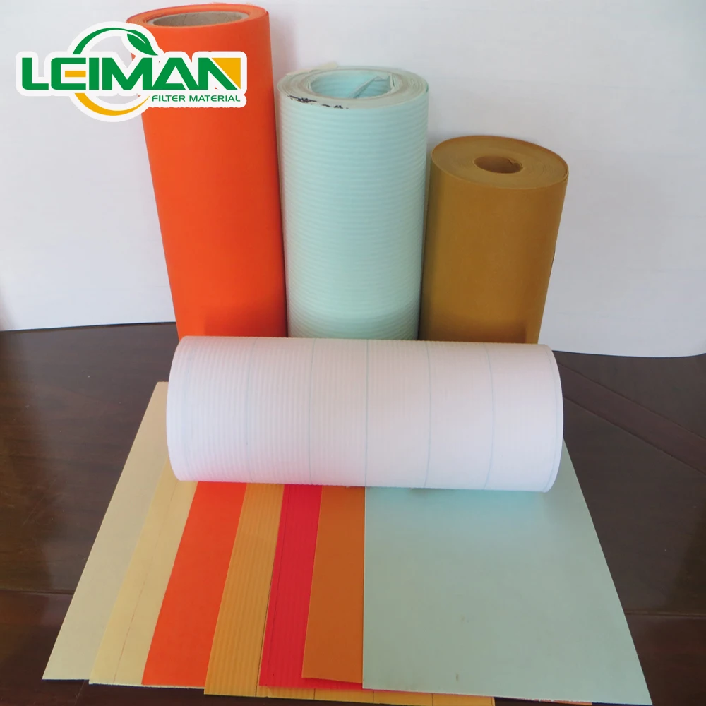 Engine motor air / oil / fuel filter paper all colors paper can be customized