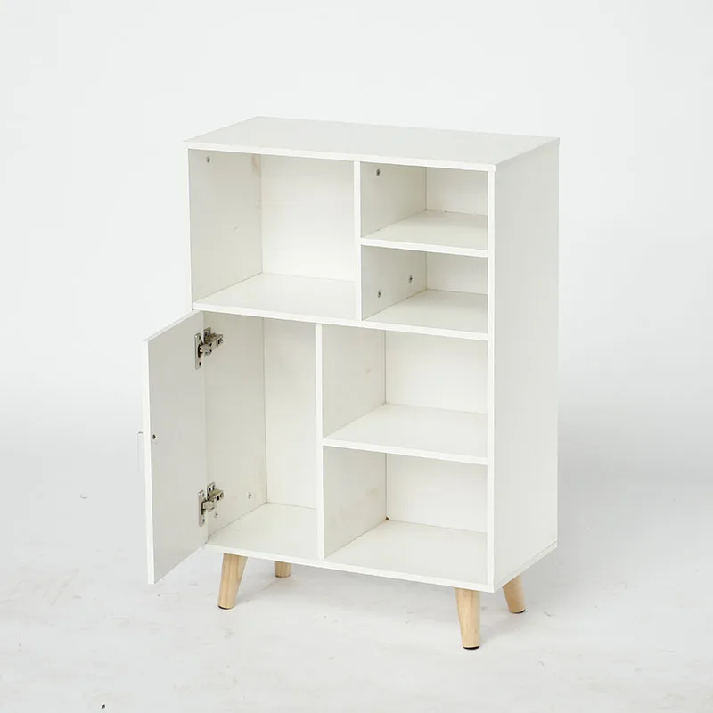 Single door cabinet  Simple tea cabinet Living room wooden storage cabinet