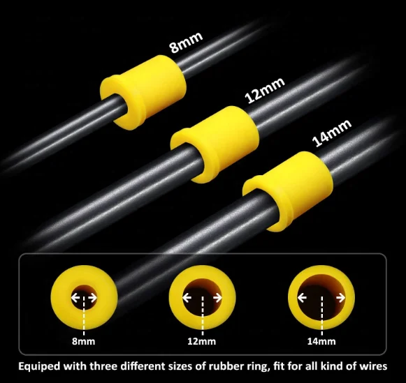 ip68 cable connector ip68 3 way waterproof connector T shape cable connector for cable 4mm-14mm