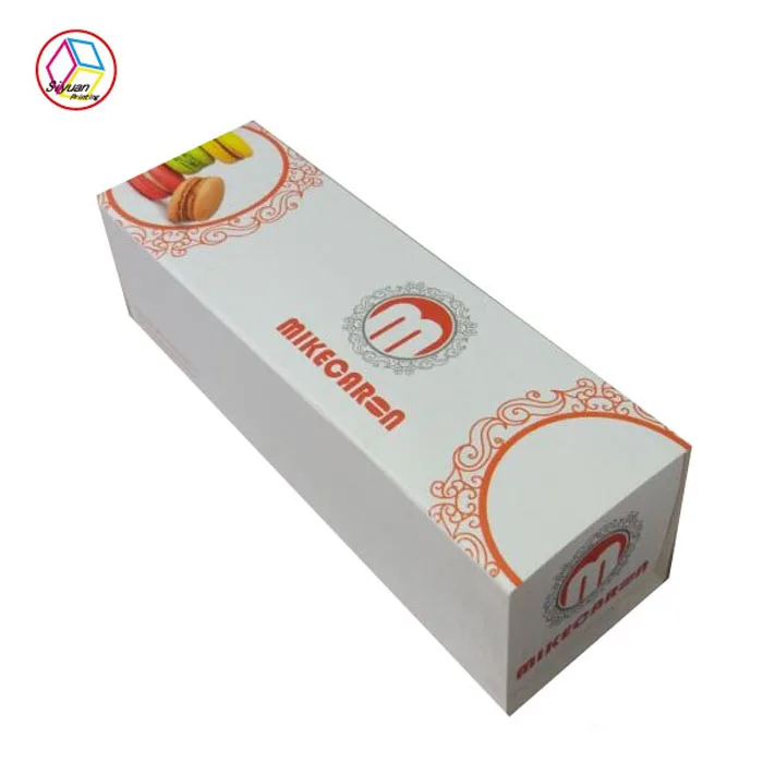 Custom party kraft paper macaron cute packaging box for food packaging