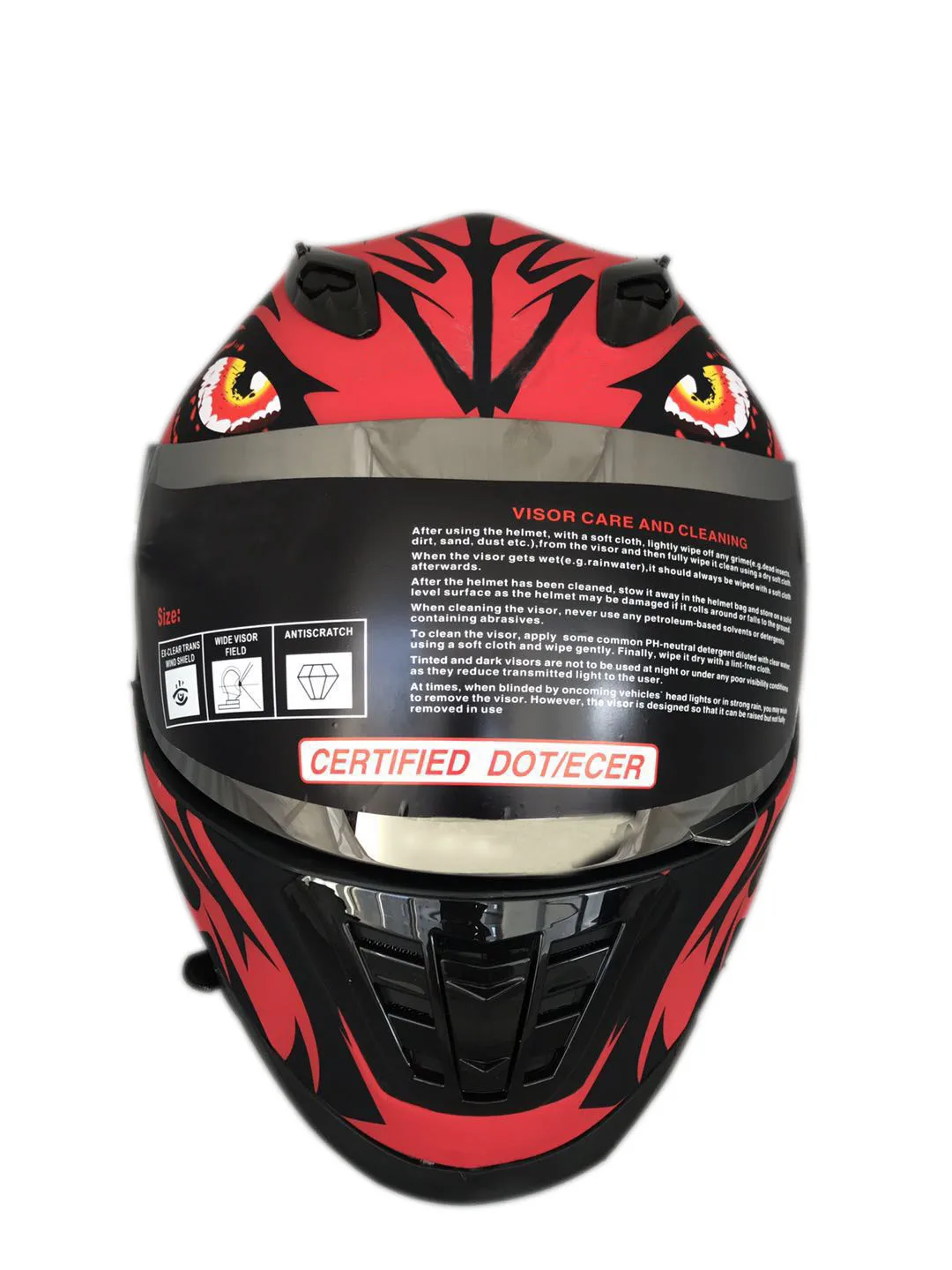 2019 DOT/ECE MOTORCYCLE FULL FACE HELMET